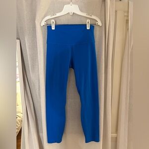 Bright blue lulu lemon align leggings
